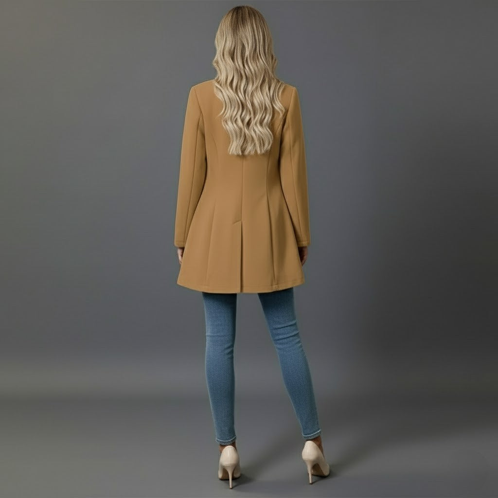 Lara | Damen Wintermantel Mit Knöpfen