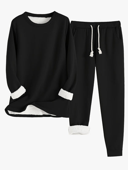 Gabriela | Damen Lässiges Winter-Loungewear-Set
