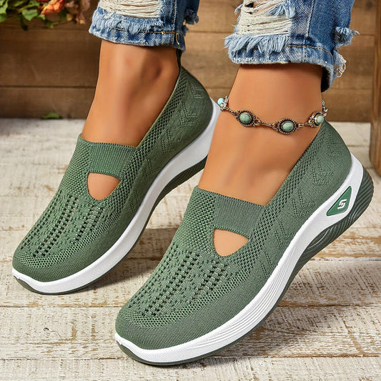Edith | Damen Sommer Slip-On Freizeitschuhe