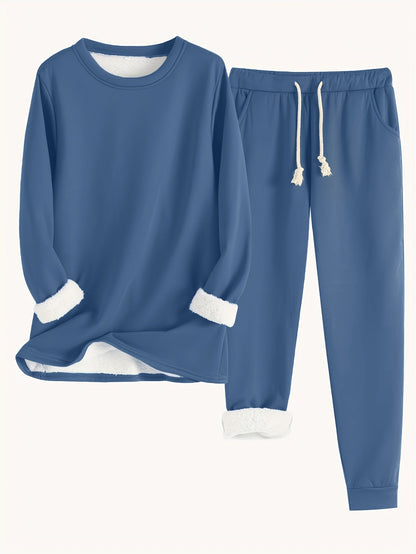 Gabriela | Damen Lässiges Winter-Loungewear-Set