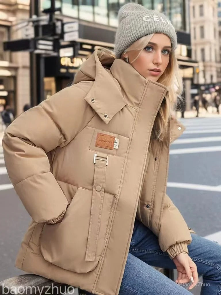 Carolin | Damen-Winter-Steppjacke mit Kapuze