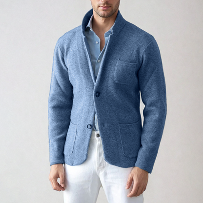 Emil | Herren Strickblazer mit Weicher Struktur im Smart-Casual-Stil