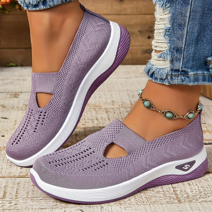 Edith | Damen Sommer Slip-On Freizeitschuhe