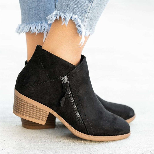Viola | Damen Winter Stiefeletten mit Reißverschluss
