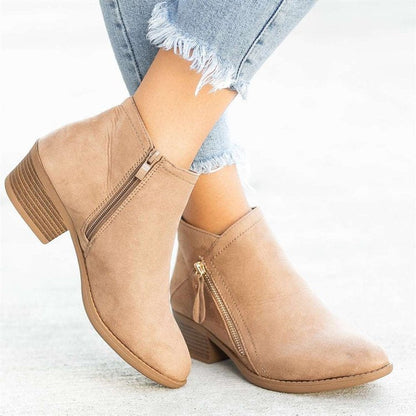 Viola | Damen Winter Stiefeletten mit Reißverschluss