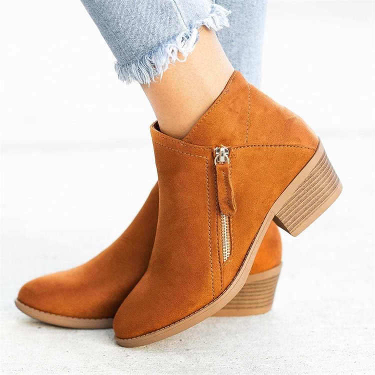 Viola | Damen Winter Stiefeletten mit Reißverschluss