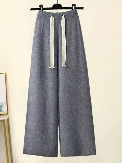Hanna | Damen Gemütliches Winter Rippenstrick-Set