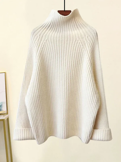 Hanna | Damen Gemütliches Winter Rippenstrick-Set
