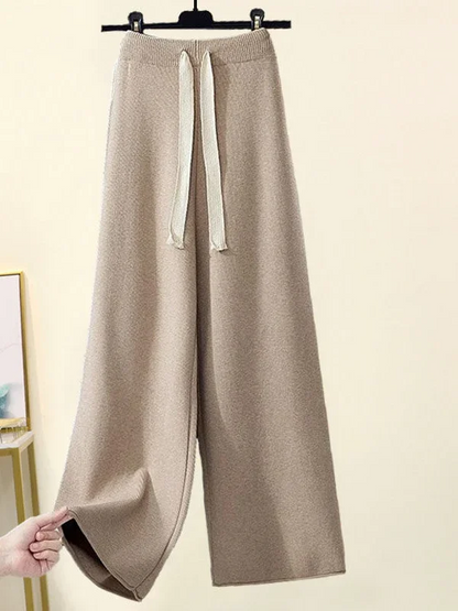 Hanna | Damen Gemütliches Winter Rippenstrick-Set
