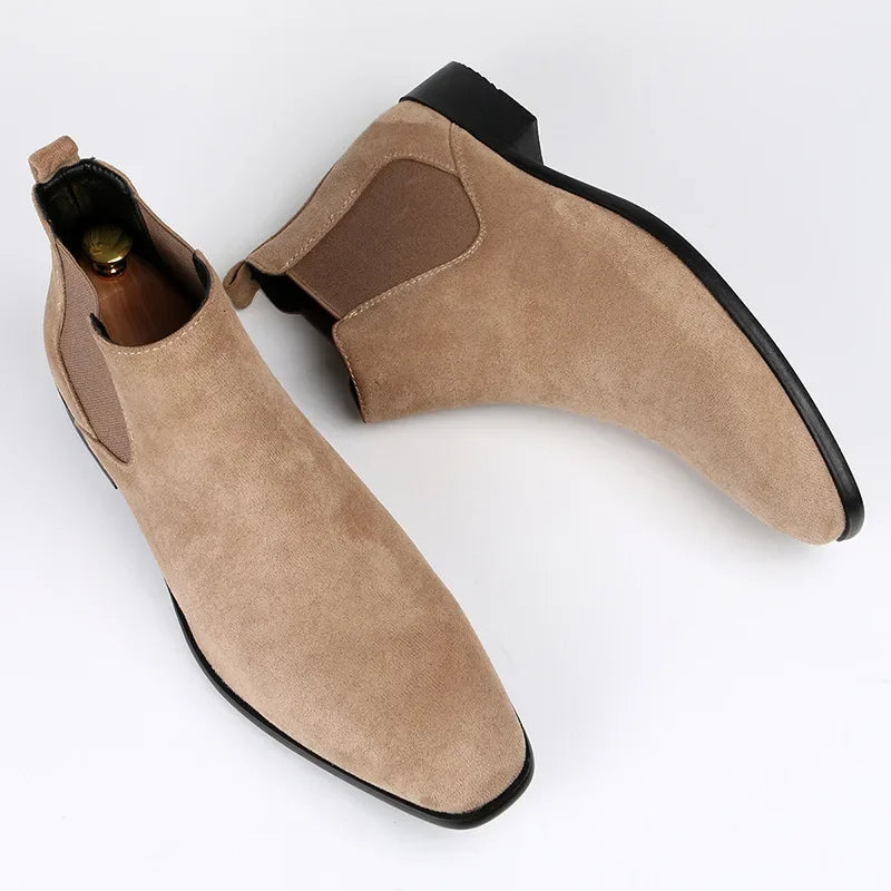Florian | Herren-Wildleder Slip-On Chelsea Stiefel