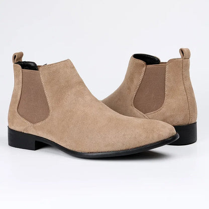 Florian | Herren-Wildleder Slip-On Chelsea Stiefel