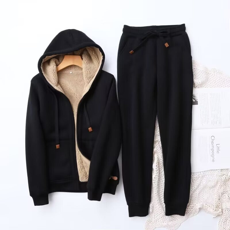 Emilia | Damen Winter Hoodie und Jogginganzug-Set