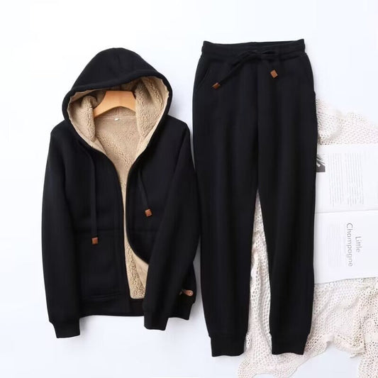 Emilia | Damen Winter Hoodie und Jogginganzug-Set