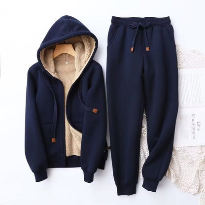 Emilia | Damen Winter Hoodie und Jogginganzug-Set