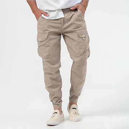 Tobias | Herren Casual Cargo-Hose mit mehreren Taschen