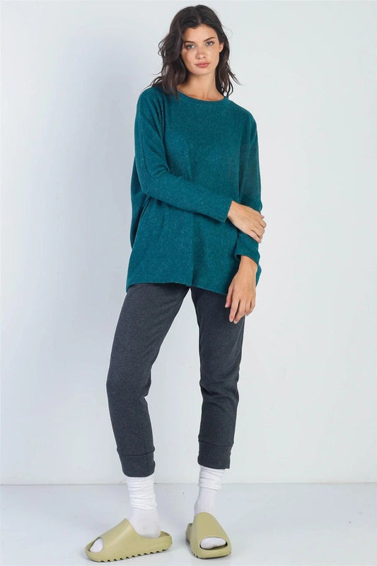 Johanna | Damen Winter Lässiger Oversized Pullover