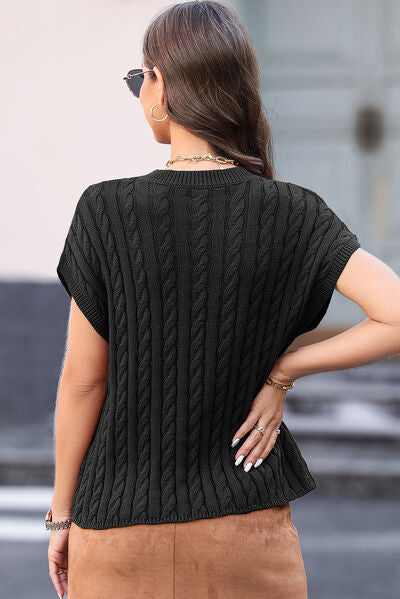 Gabriela | Damen Winter Kurzarm Pullover