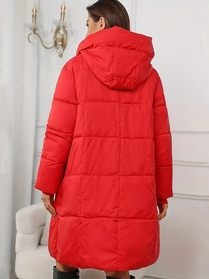 Sabine | Damen Warmer Kapuzen Puffermantel für den Winter