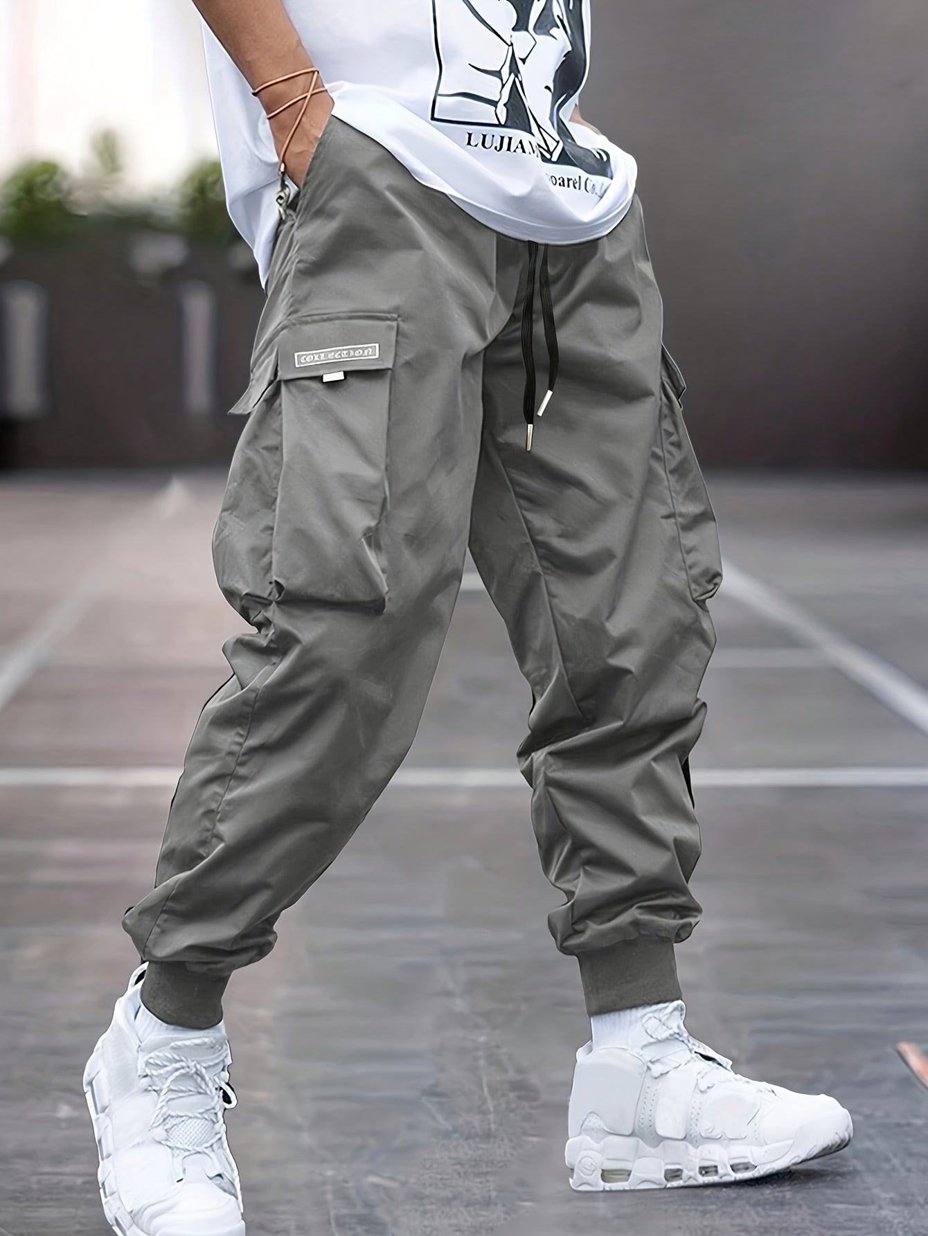 Uwe | Herren Jogger-Hose mit modischen Utility-Taschen