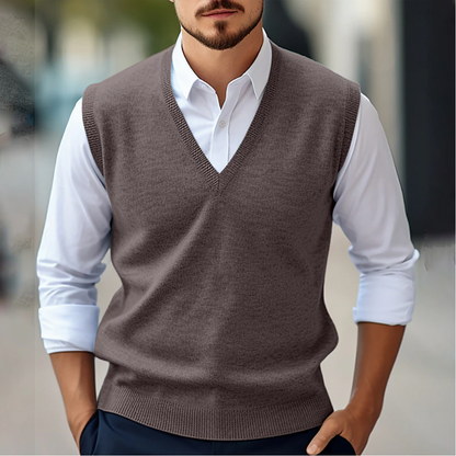 Peter | Herren Smart-Casual ärmelloses Pullover-Top
