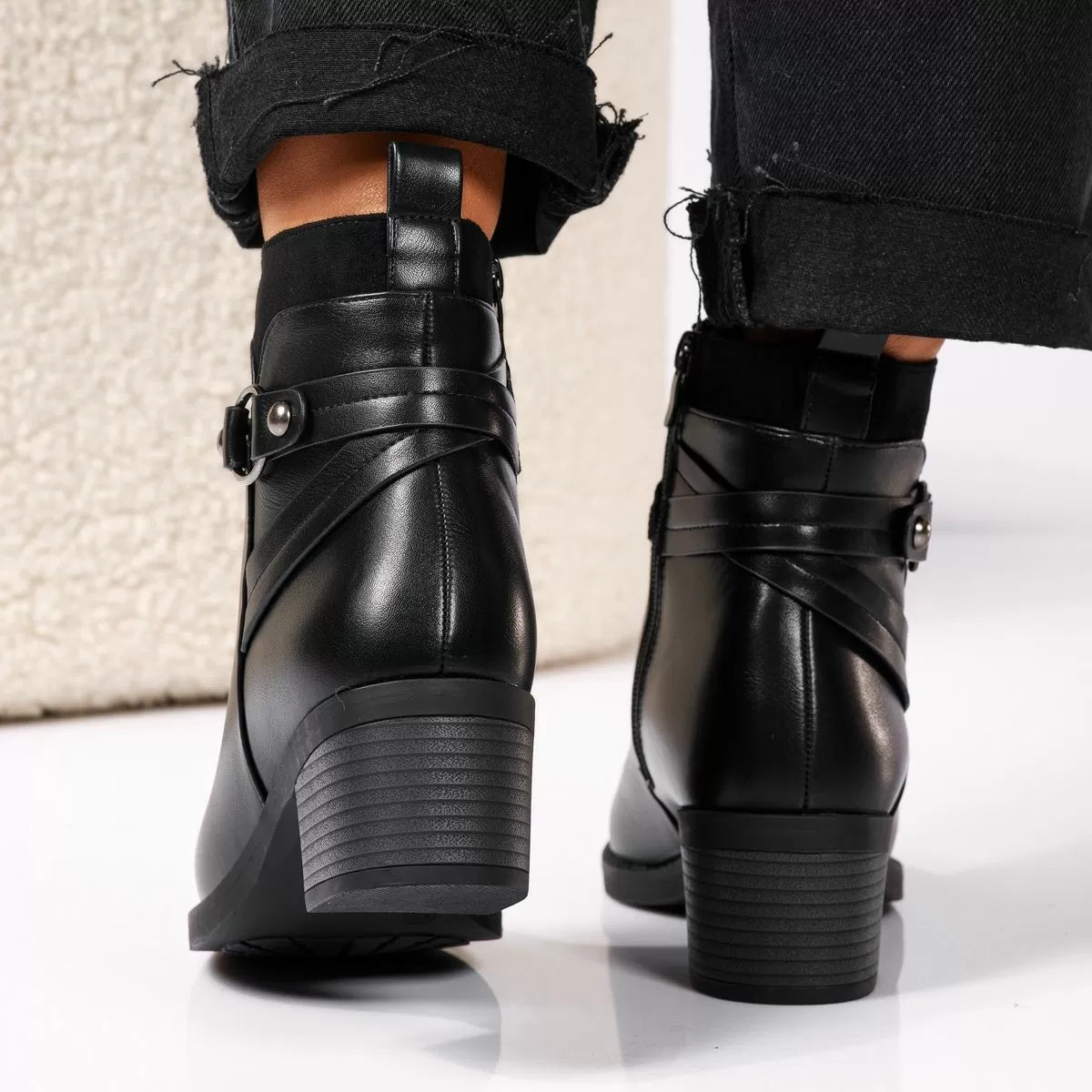 Britta | Damen Winter Stiefelette mit Absatz