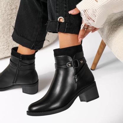 Britta | Damen Winter Stiefelette mit Absatz