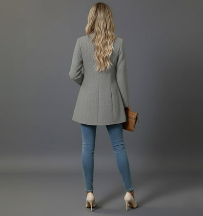 Lara | Damen Wintermantel Mit Knöpfen