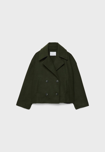Angela | Klassische Kurzjacke mit Doppelknopfverschluss für Damen