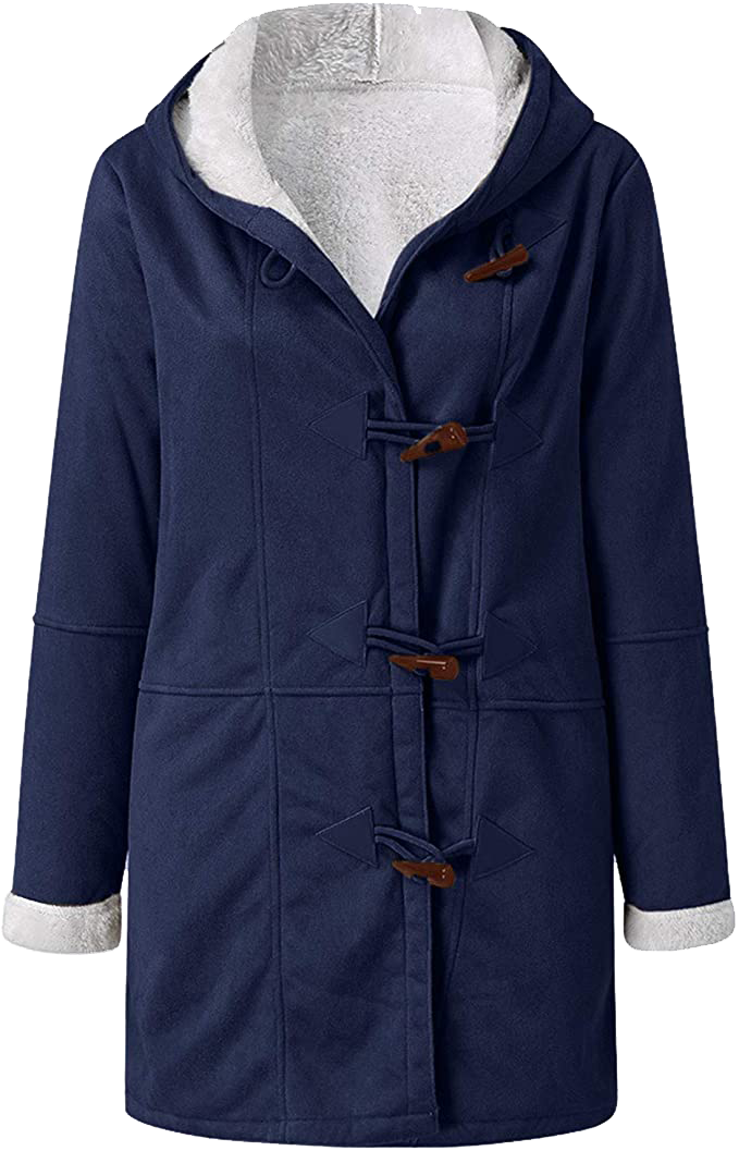 Doris | Damen Kapuzen-Dufflecoat aus Wolle