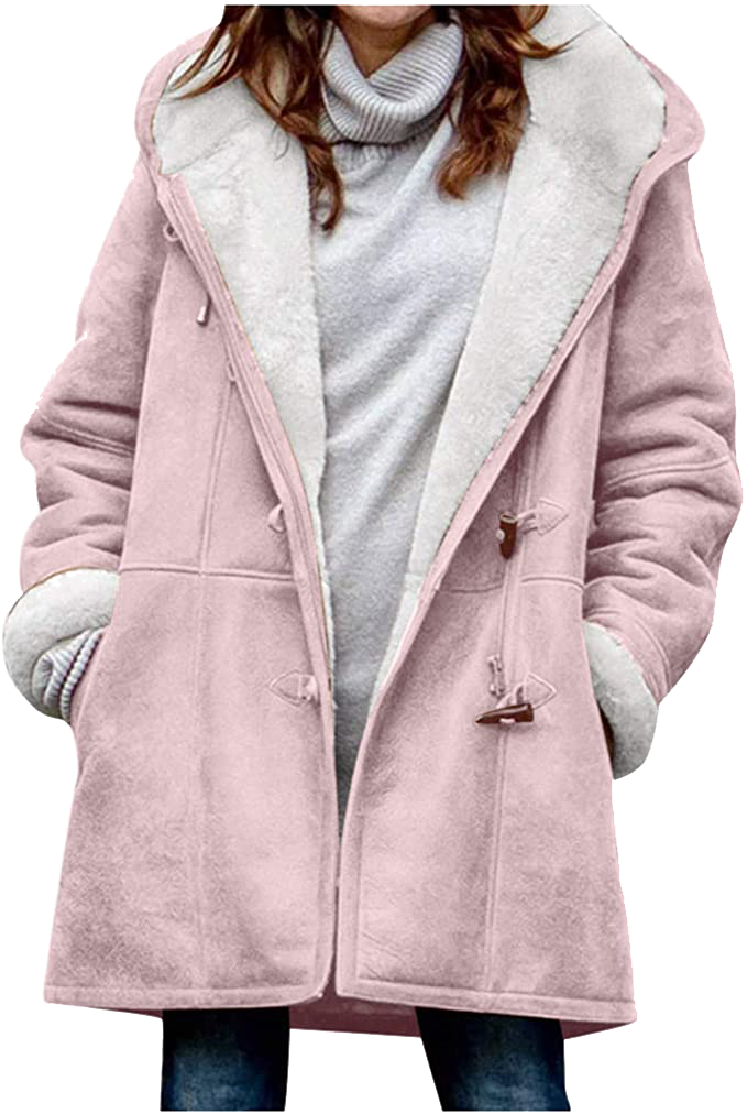 Doris | Damen Kapuzen-Dufflecoat aus Wolle