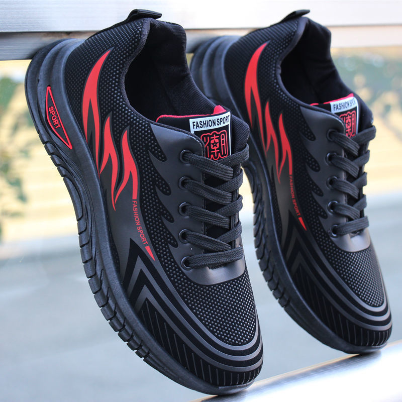 Erik | Herren Winter Sneakers mit Flammen-Design