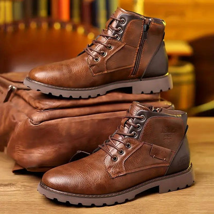 Walter | Herren Winter Schnür-Lederstiefel