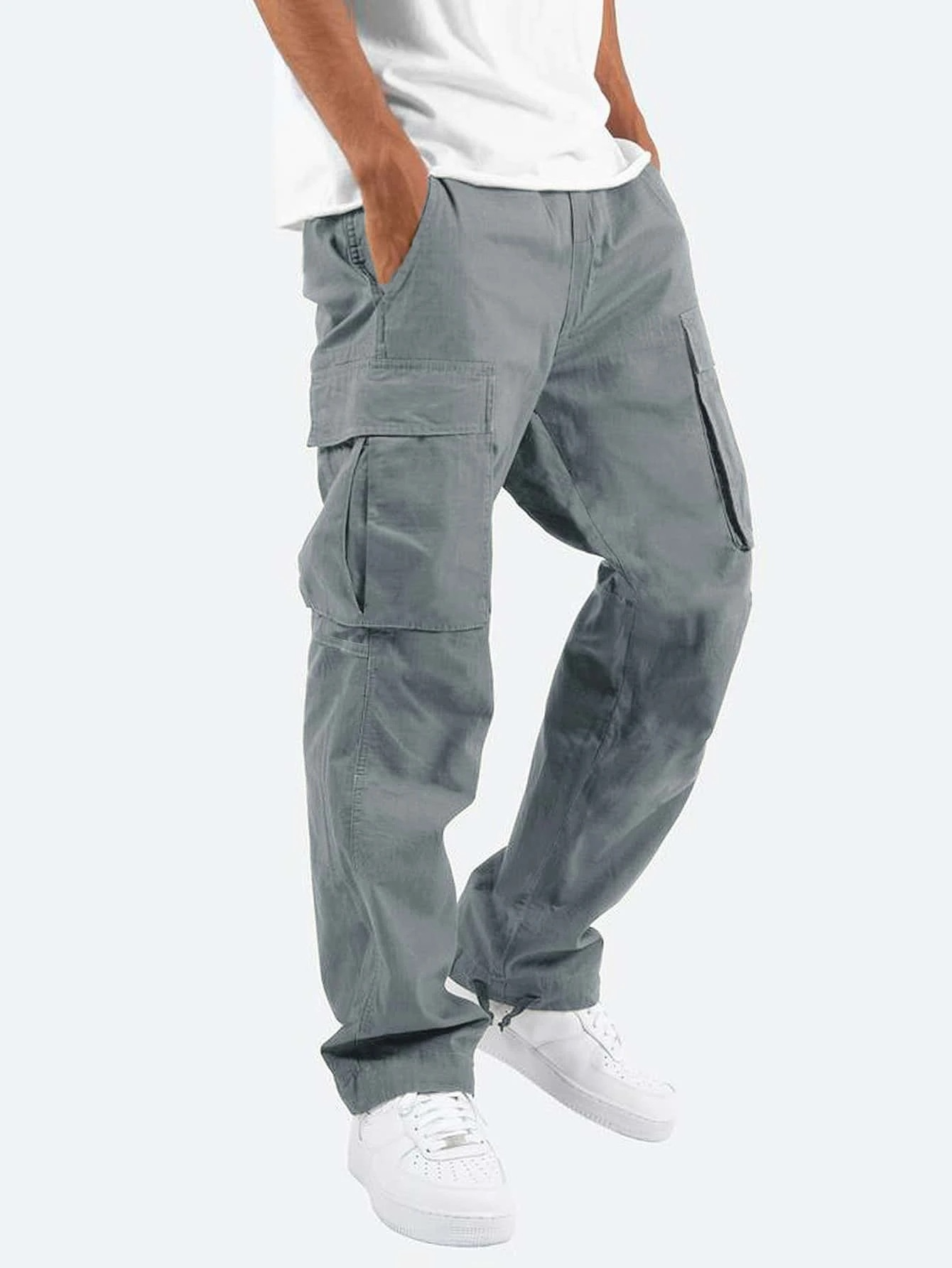 Malte | Herren Cargo-Hose mit Seitentaschen im Relaxed Fit