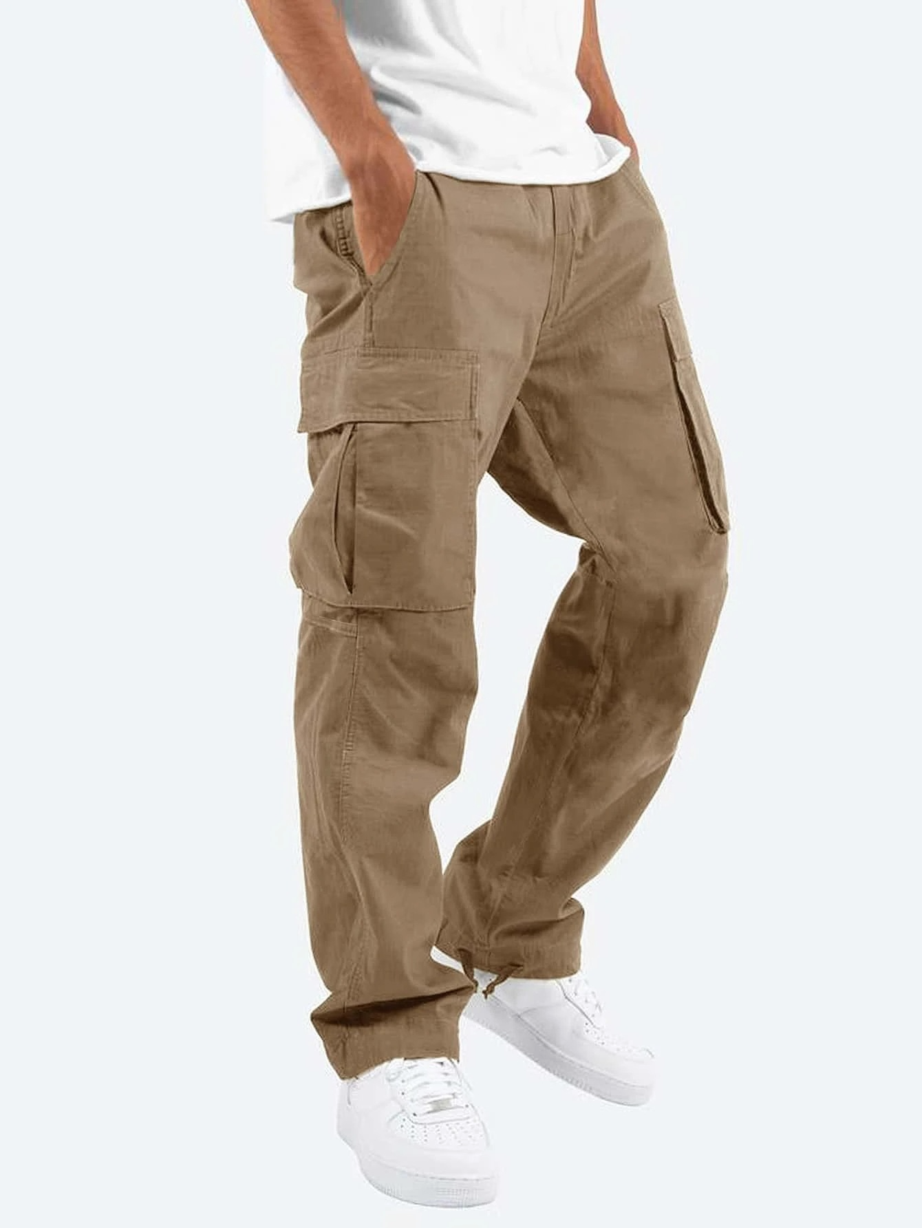Malte | Herren Cargo-Hose mit Seitentaschen im Relaxed Fit