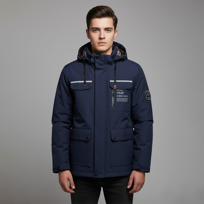 Otto | Herren Wasserdichte Ski Winterjacke Mit Kapuze Für Draußen