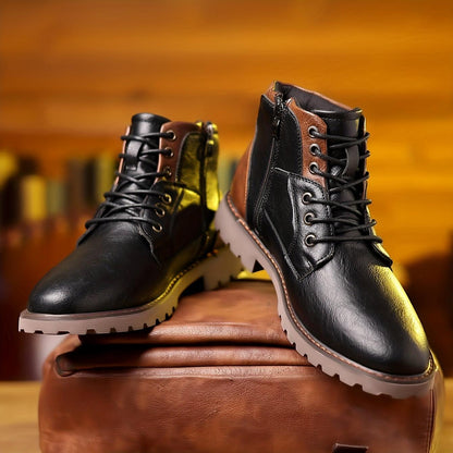 Walter | Herren Winter Schnür-Lederstiefel