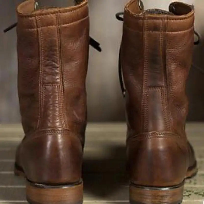 Jasmin | Damen Winter Leder Schnürstiefel