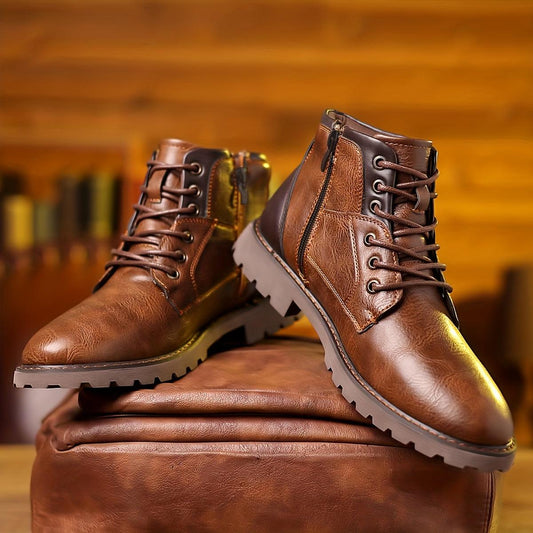 Walter | Herren Winter Schnür-Lederstiefel