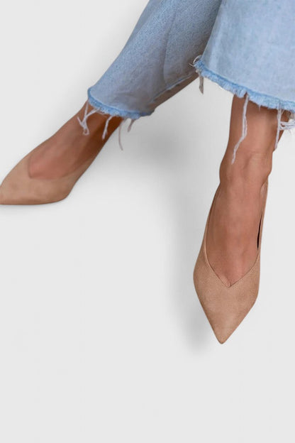 Yvonne | Damen Elegante Spitz-Toe Pumps