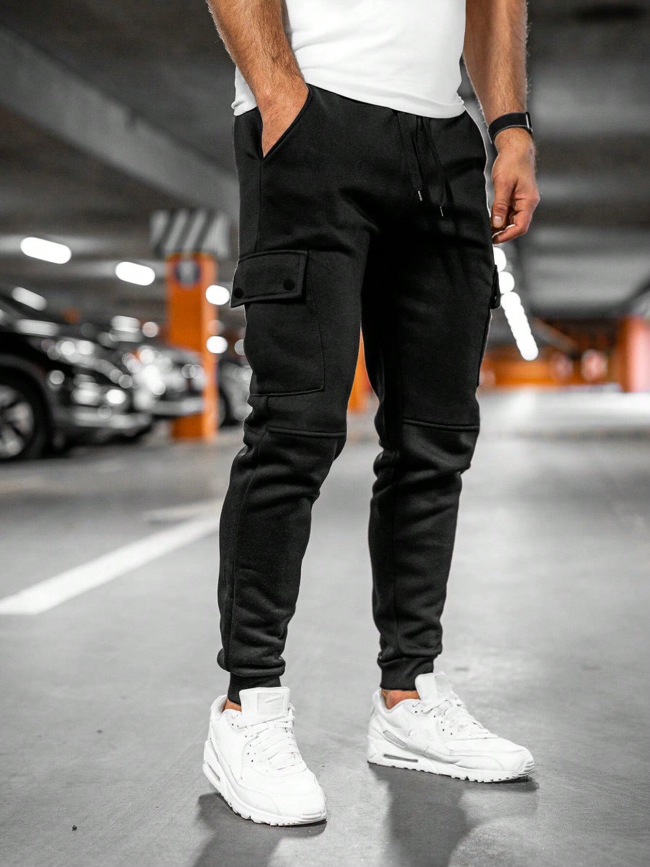 Viktor | Herren Slim-Fit Cargo-Joggerhose