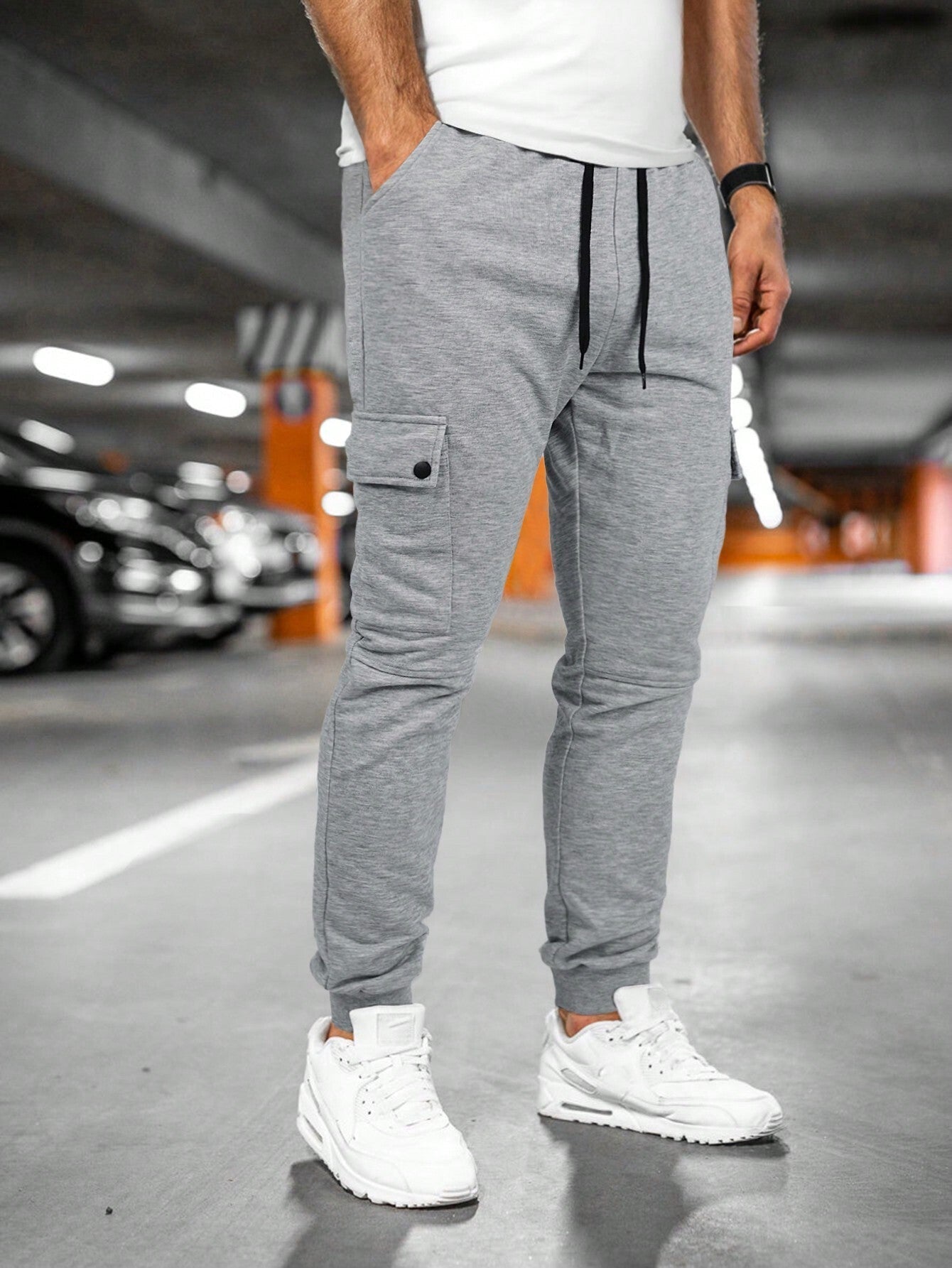 Viktor | Herren Slim-Fit Cargo-Joggerhose