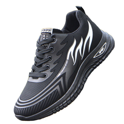 Erik | Herren Winter Sneakers mit Flammen-Design