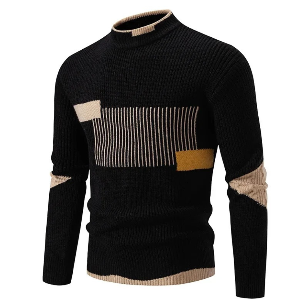 Elias | Herren Lässiger Pullover mit Modernem Muster