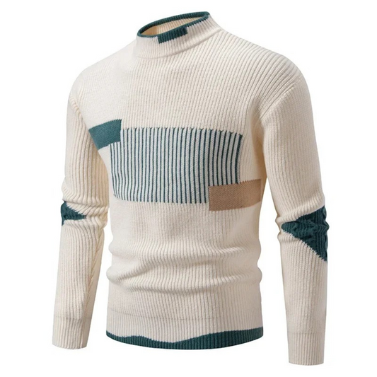 Elias | Herren Lässiger Pullover mit Modernem Muster