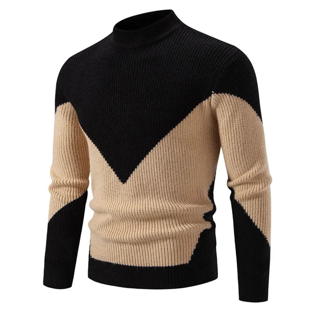 Elias | Herren Lässiger Pullover mit Modernem Muster