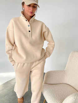 Lena | Damen Warmes Winter-Loungewear-Set