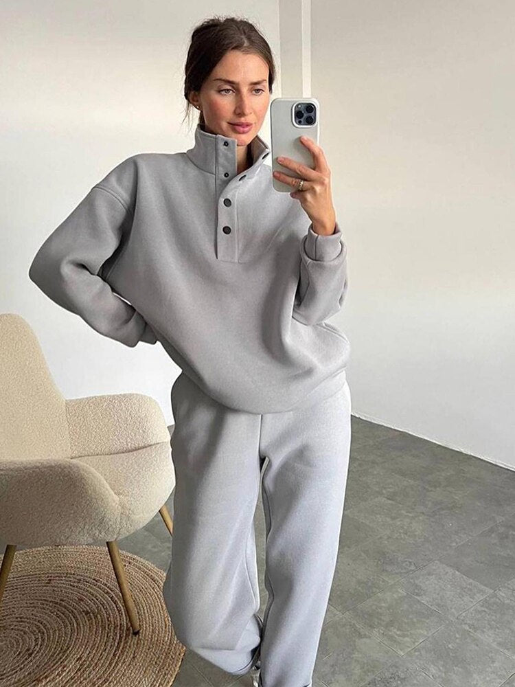 Lena | Damen Warmes Winter-Loungewear-Set