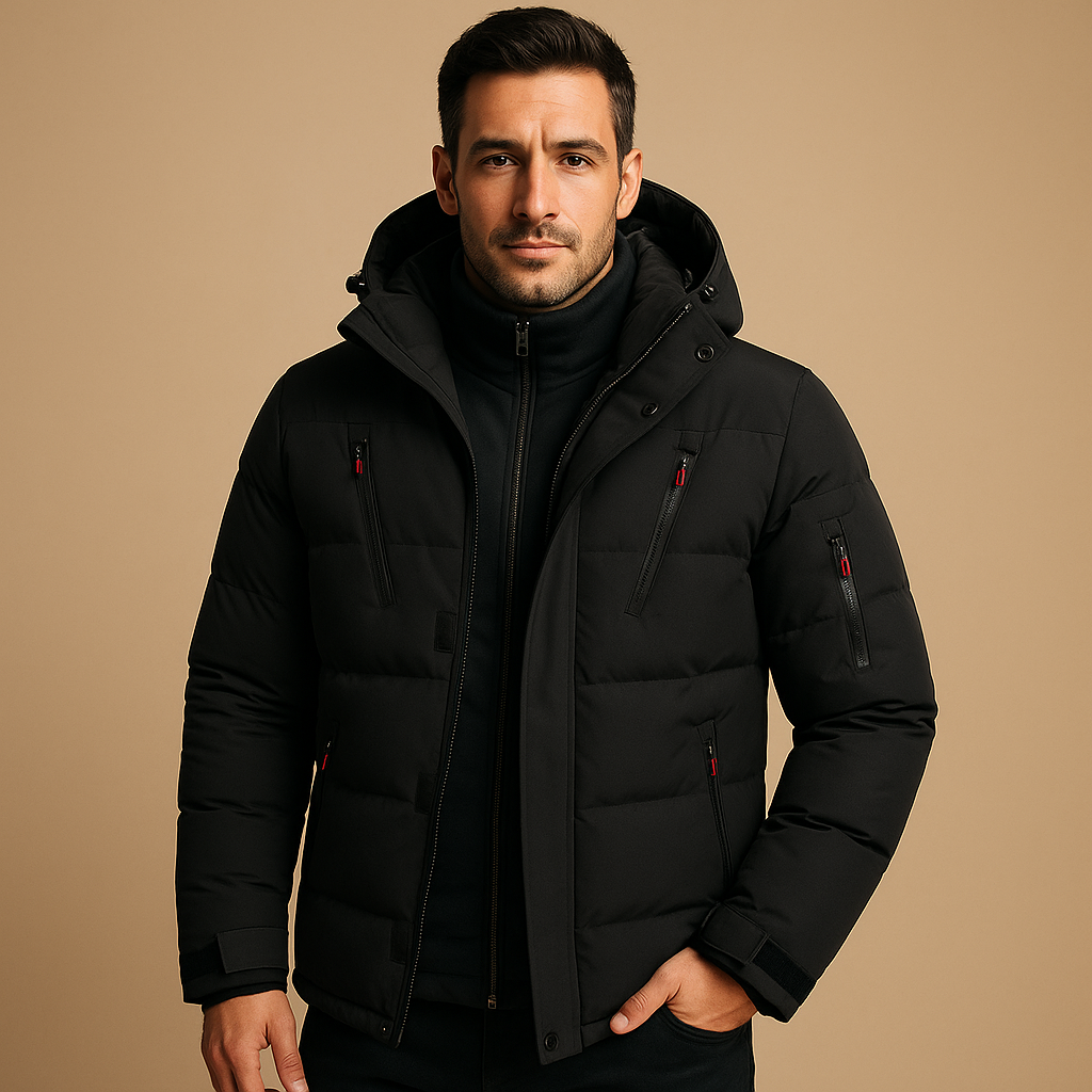 Markus | Herren Outdoor Isolierte Robuste Winterjacke