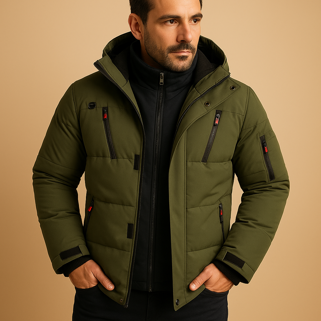 Markus | Herren Outdoor Isolierte Robuste Winterjacke
