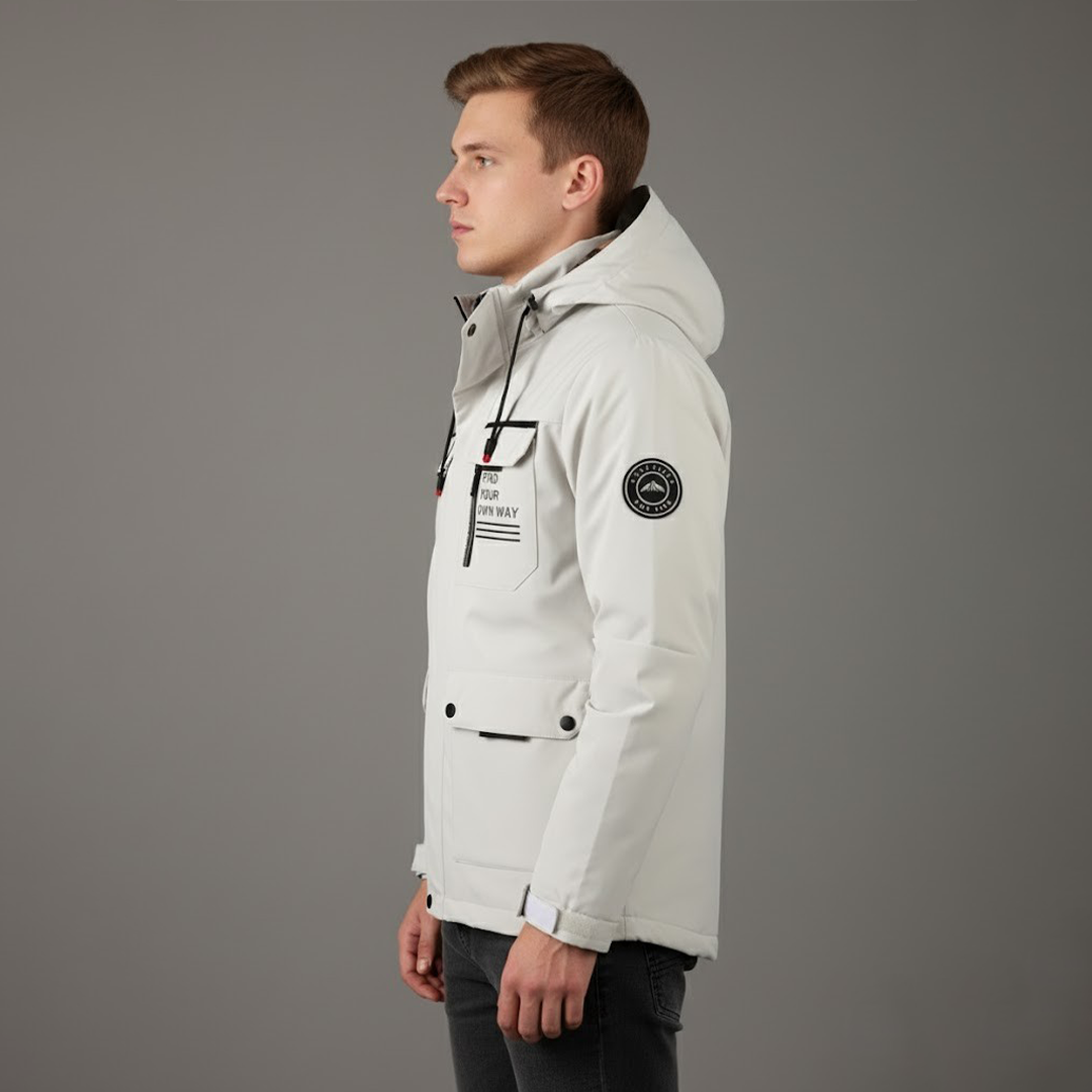 Otto | Herren Wasserdichte Ski Winterjacke Mit Kapuze Für Draußen